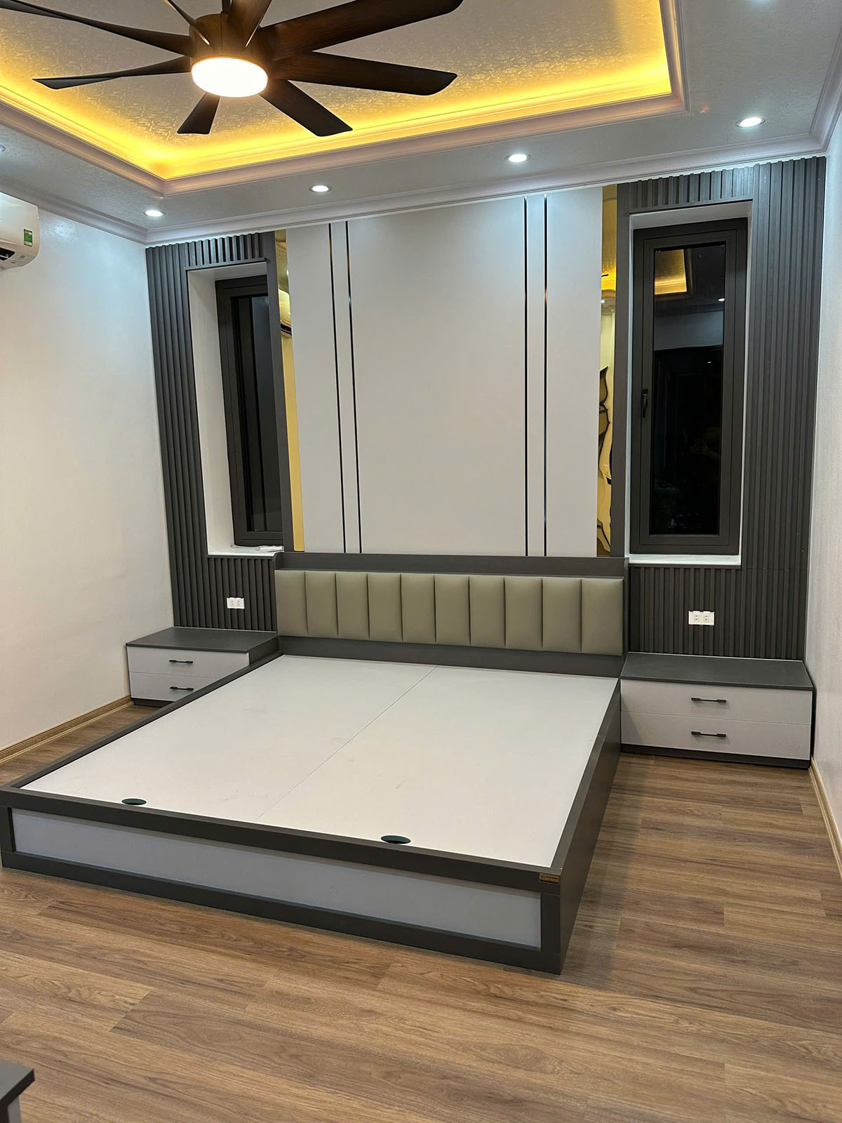 Combo nội thất phòng ngủ tủ quần áo giường ngủ giá gốc tại xưởng đồ gỗ HAMY