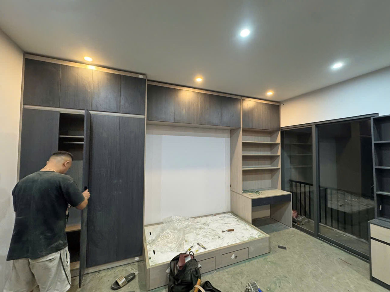 Bộ 6 sản phẩm Combo giường tủ phòng cưới bàn trang điểm hiện đại giá gốc tại xưởng